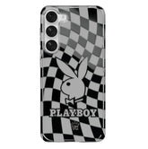 Playboy Checkmate Clear Samsung Case