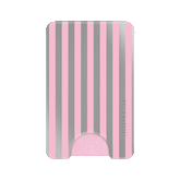 Pink Chrome Stripes MagSafe Wallet