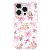 Posie Pink Bow iPhone Case