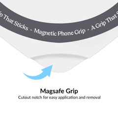 White Heart MagSafe MightyGrip