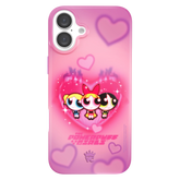 The Powerpuff Girls Airbrush Hearts iPhone Case