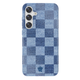 Denim Vibe Checkered Samsung Case