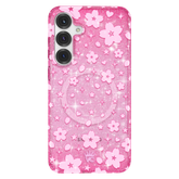 Cherry Blossom Glitter Samsung Case