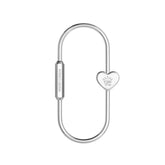 Silver Carabiner Bag Charm