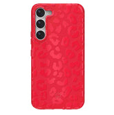 Red Hot Leopard Samsung Case