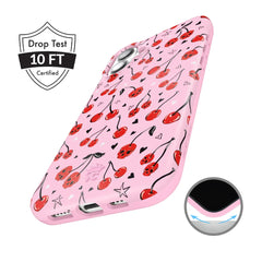 Sour Cherry Skulls iPhone Case