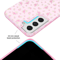 Dainty Pink Floral Samsung Case