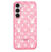 Playboy Pink Bunny Glitter Samsung Case