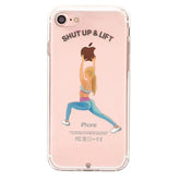 Shut Up & Lift iPhone Case Blonde Hair