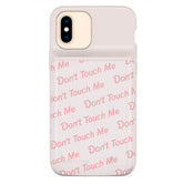 Don't Touch Me iPhone Charging Case