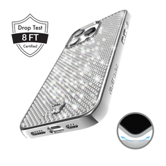 Chrome Caviar Crystals iPhone Case