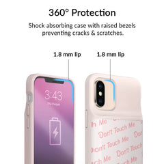 Don't Touch Me iPhone Charging Case
