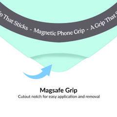 Mint Jelly Heart MagSafe MightyGrip