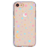Pastel Starry Night Clear iPhone Case