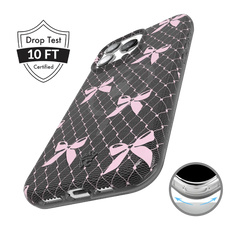 Lacy Pink Bows iPhone Case