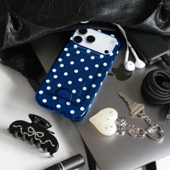 Midnight Polka Dot MagSafe Wallet