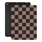 Mocha Vibe Checkered iPad Case