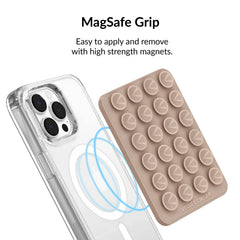 Toasted Almond MightyGrip MagSafe Mount