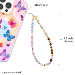 Ombre Gemstone Phone Charm