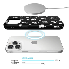 Chrome Skulls iPhone Case
