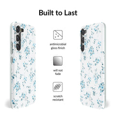 French Blue Floral Samsung Case