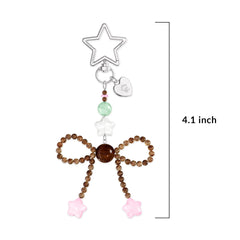Espresso Bow Bag Charm