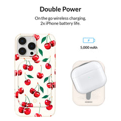 Mon Cheri Cherry Portable MagSafe Charger Power Pack