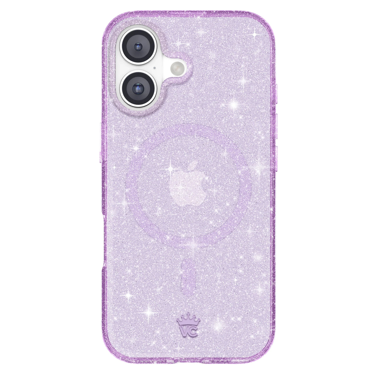 Lilac Stardust Glitter iPhone Case