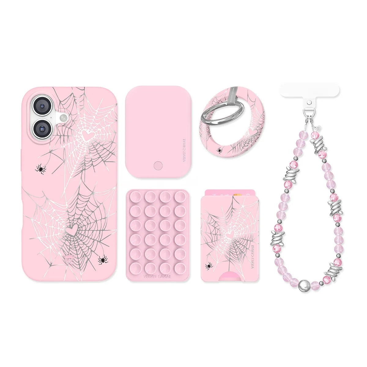 Widow’s Web Chrome iPhone Bundle Set