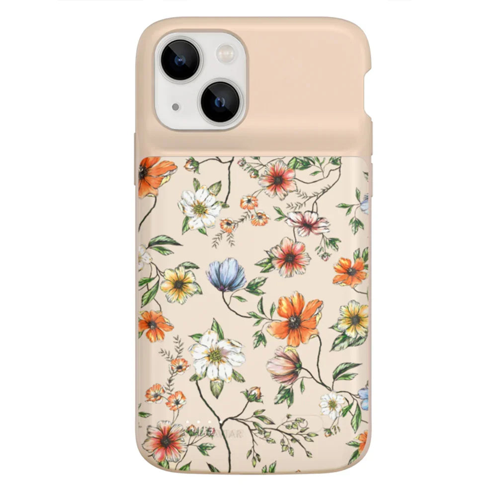 Vintage Floral iPhone Charging Case