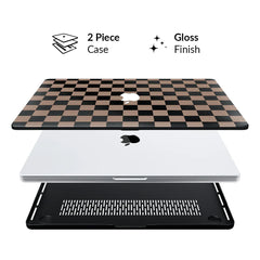 Mocha Vibe Check MacBook Case