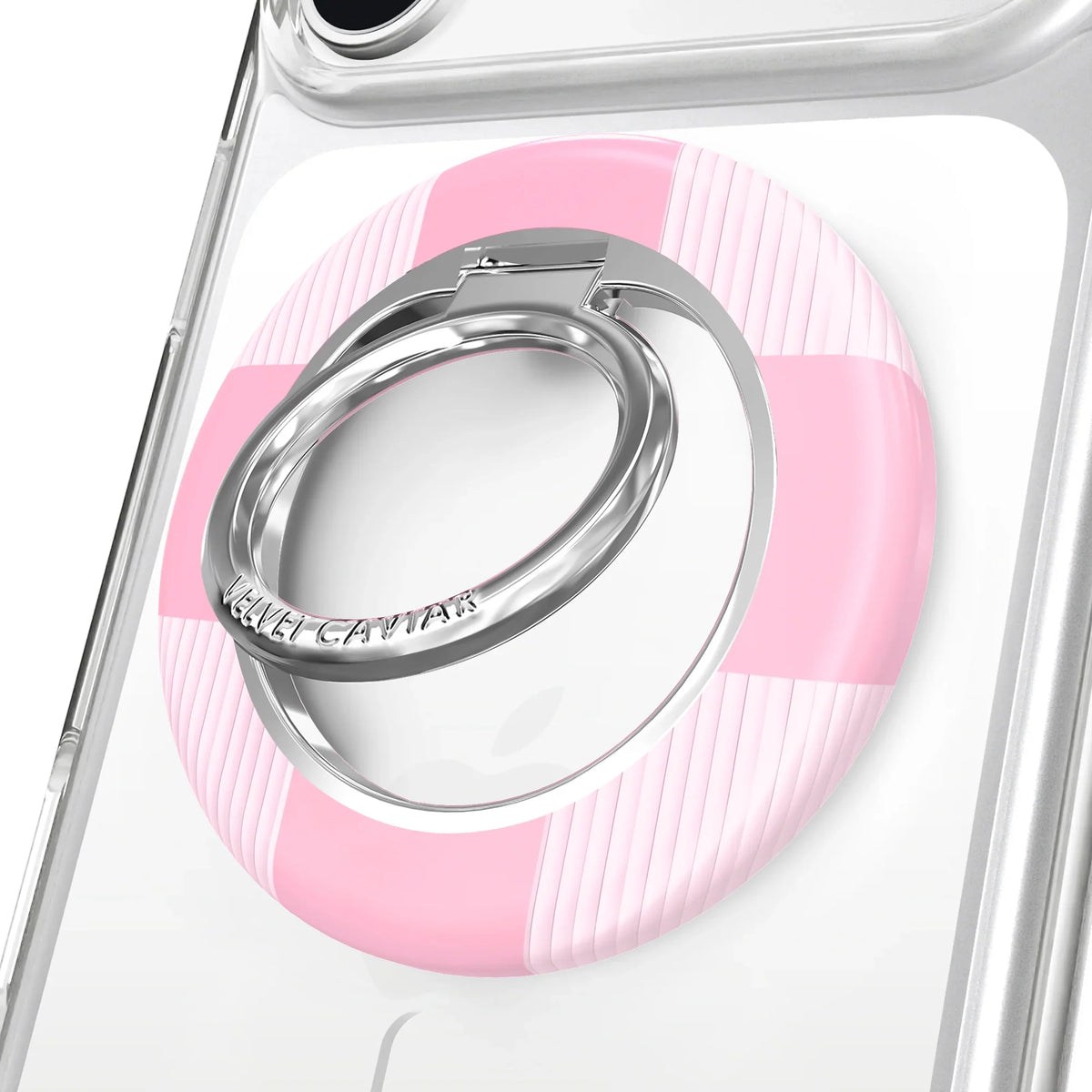 Pink Vibe Checkered MagSafe Grip Ring