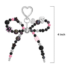 Gothic Bow Bag Charm