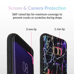 Holo Black Marble Samsung Galaxy Case