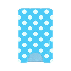 Aquamarine Polka Dot MagSafe Wallet