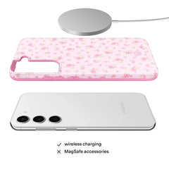 Dainty Pink Floral Samsung Case