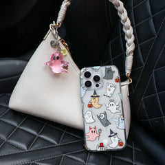 Pink Ghosted Bag Charm