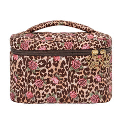Rosy Leopard Vanity Bag