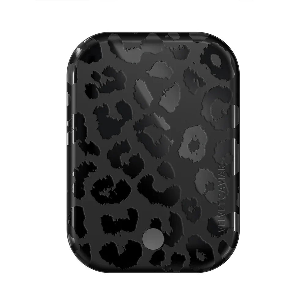 Black Leopard Portable MagSafe Charger Power Pack