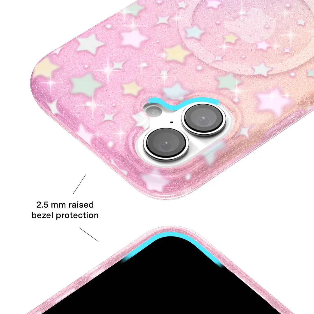 Falling Star Glitter iPhone Case