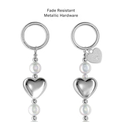 Pearl Heart Bag Chain
