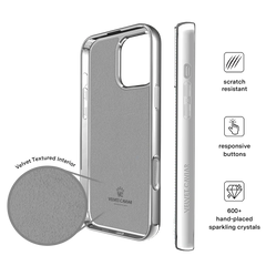 Chrome Caviar Crystals iPhone Case