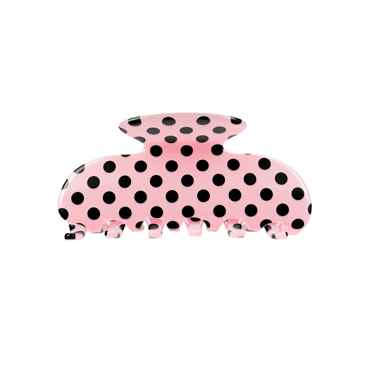 Princess Pink Polkadot Hair Clip