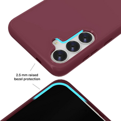 Burgundy 1990 Samsung Case