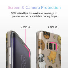 Dog Clear Samsung Galaxy Case