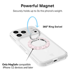 Pink Coastal Seashells MagSafe Grip Ring