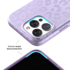 Lilac Leopard iPhone Case