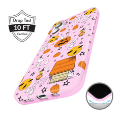 Snoopy Pink Pumpkins iPhone Case
