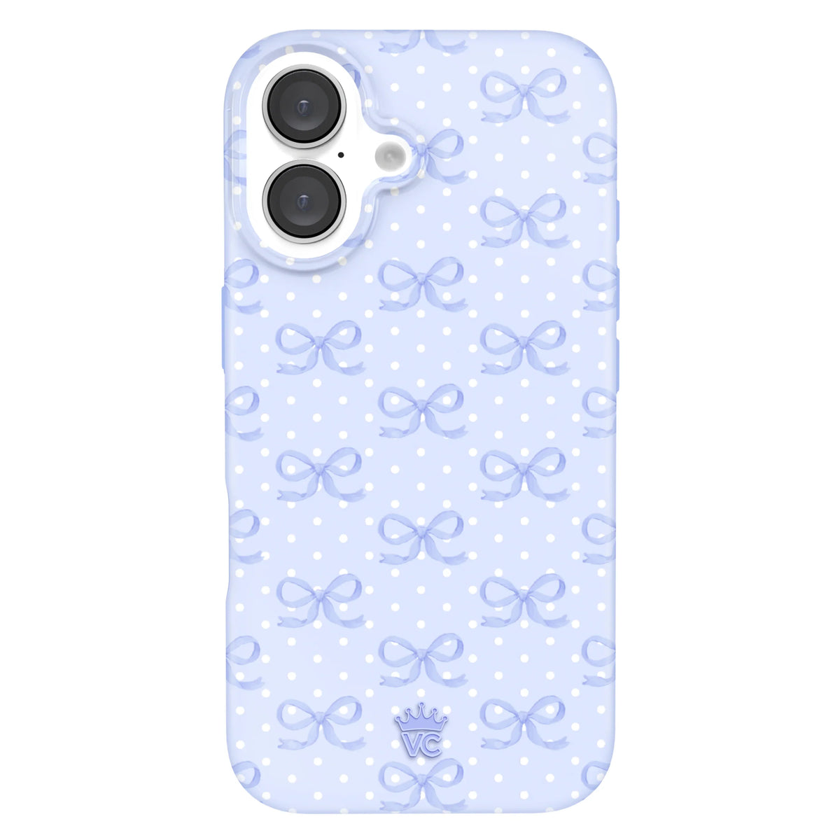 Lovely Blue Bows iPhone Case