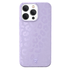 Lilac Leopard iPhone Case